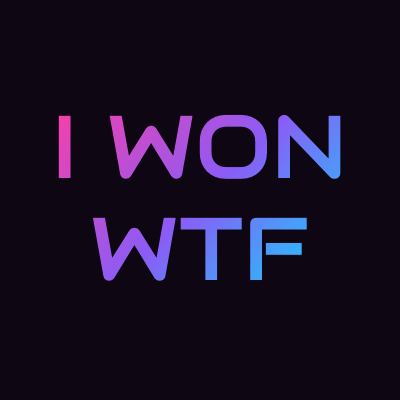I WON WTF logo